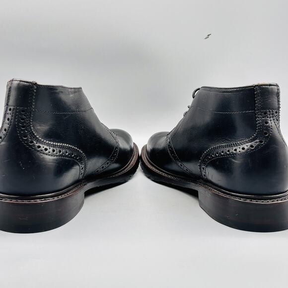 Ariat Boots Mens 8.5 Black Leather Two24 Chukka Ankle Brogue Lug Sole Lace Up main image 11